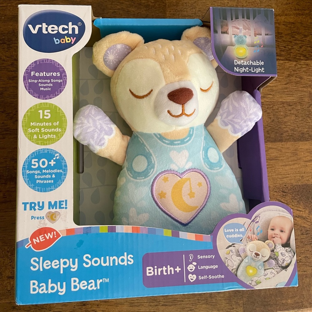 NEW Vtech baby Sleepy Sounds Baby Bear